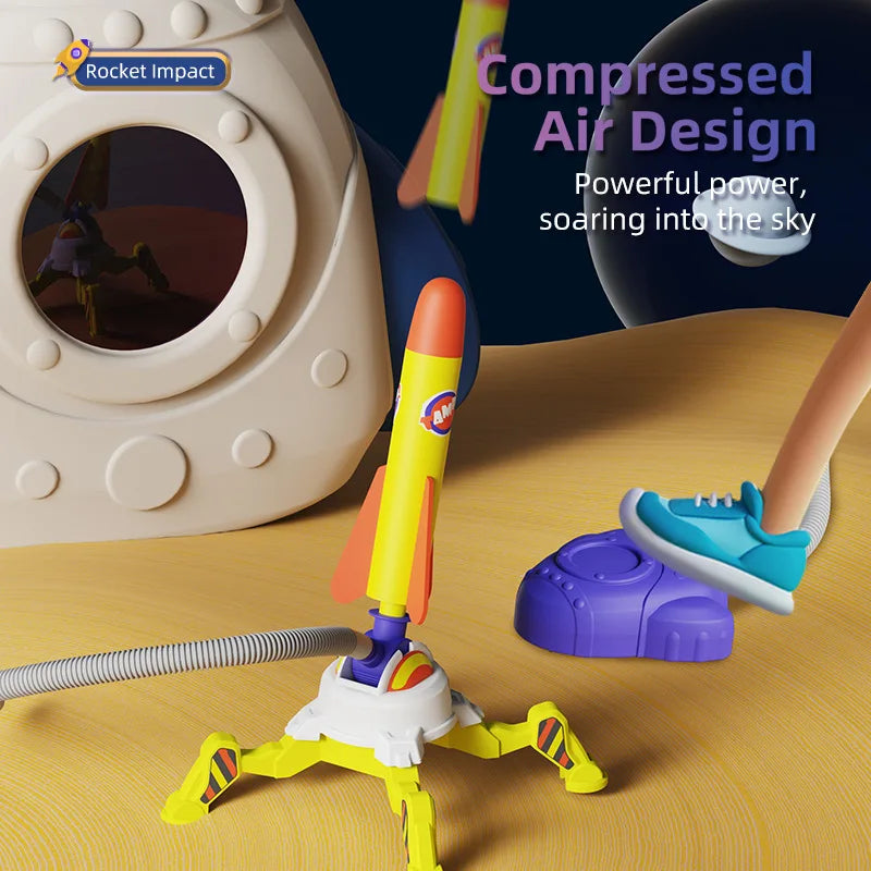 Jump & Launch - Rocket Plaything