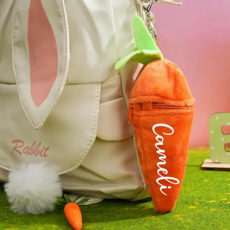Custom Bunny – The Ultimate Easter Gift - Plush Carrot Bunny with Name