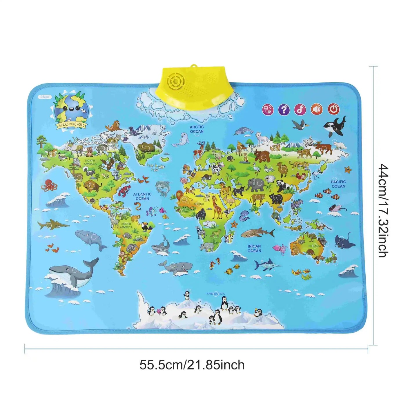 Educational & Playing – Animal World Map