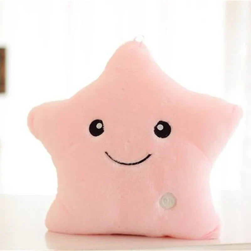 Star fun in bed - Luminous Stuffed Pillow