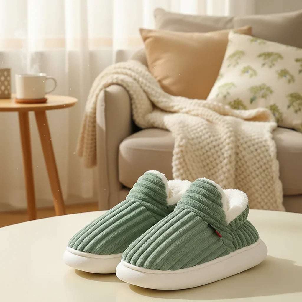 Cuddly Plush & Warm – Anti-Slip Slippers