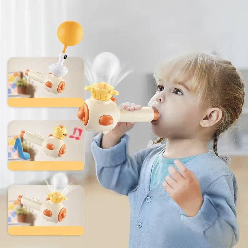 Improve Skills & Communication - Montessori Blowing Play Toys