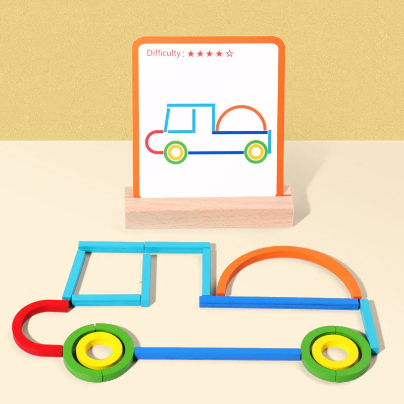 Smart & Innovative - Wooden Shapes Puzzle