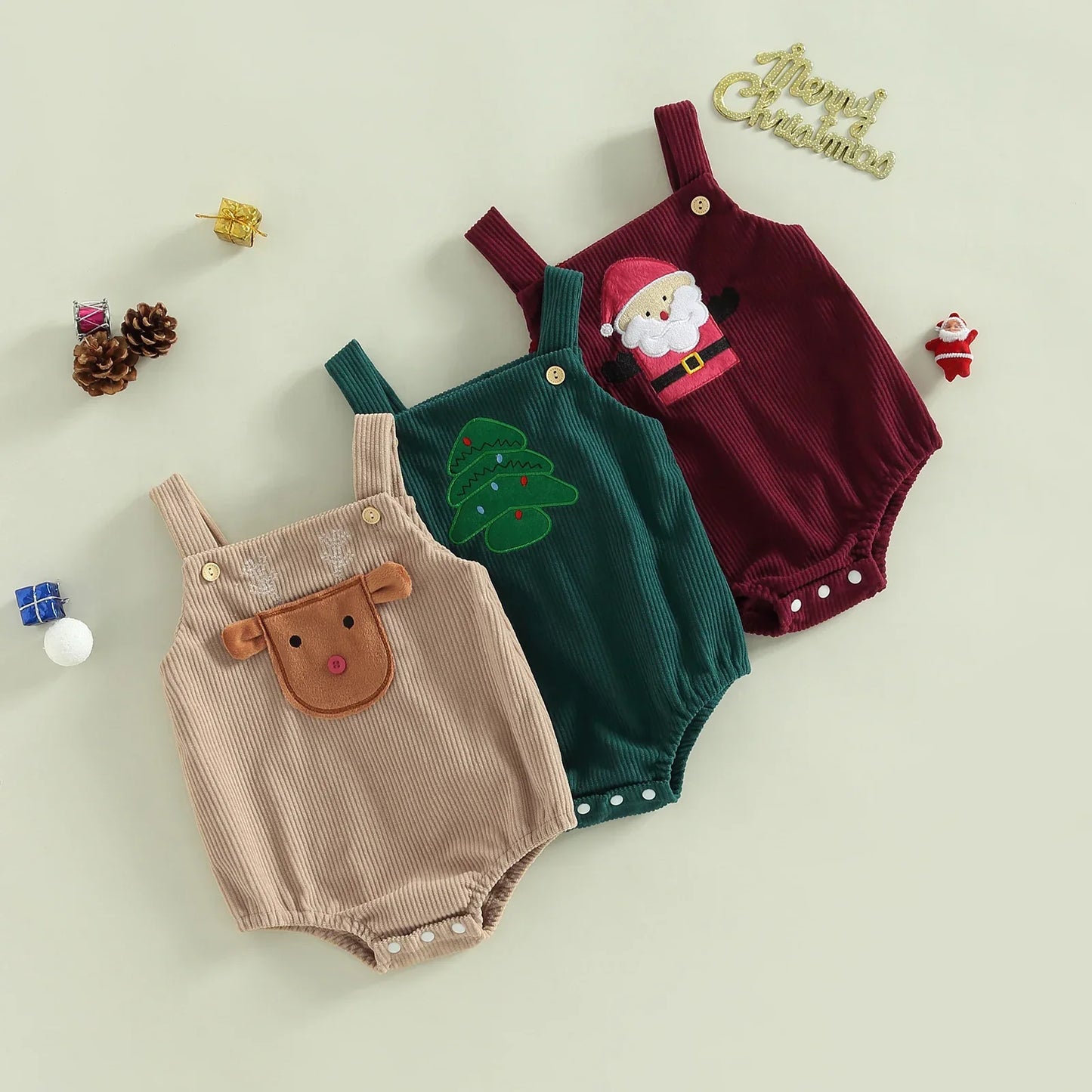 Christmas Design - Overall Christmas Romper