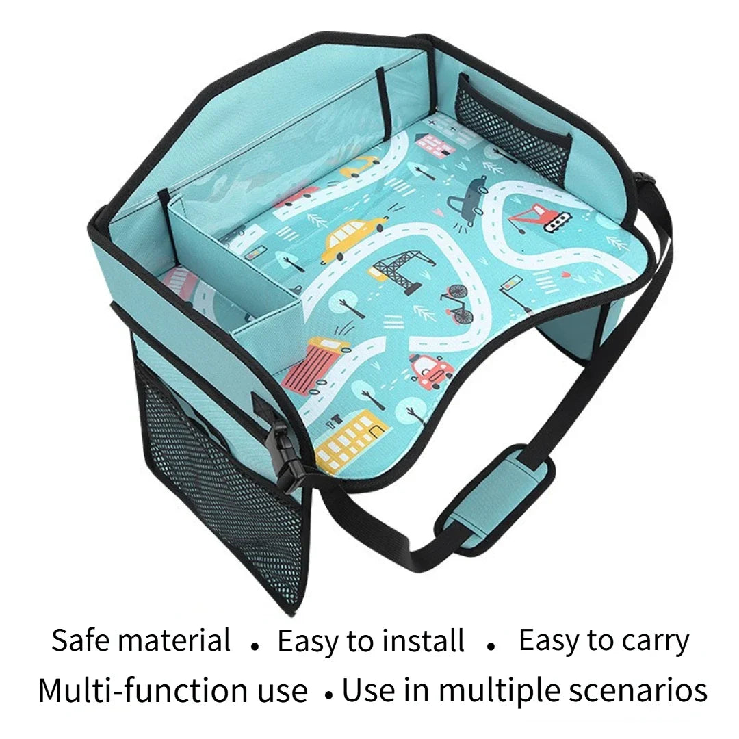 Safe & Comfortable - Portable Child Car Seat Table
