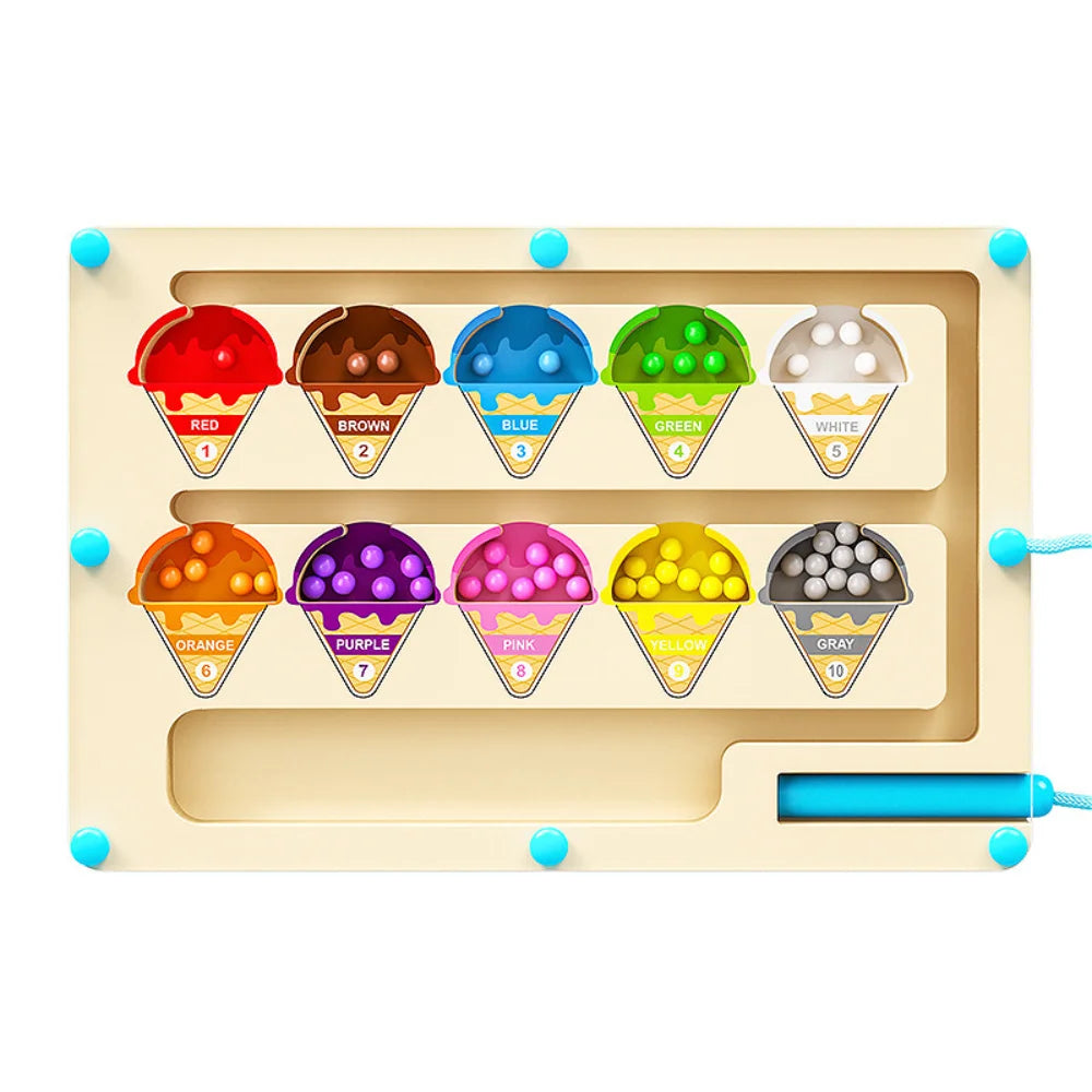 Hand and eye coordination - Magneto game board