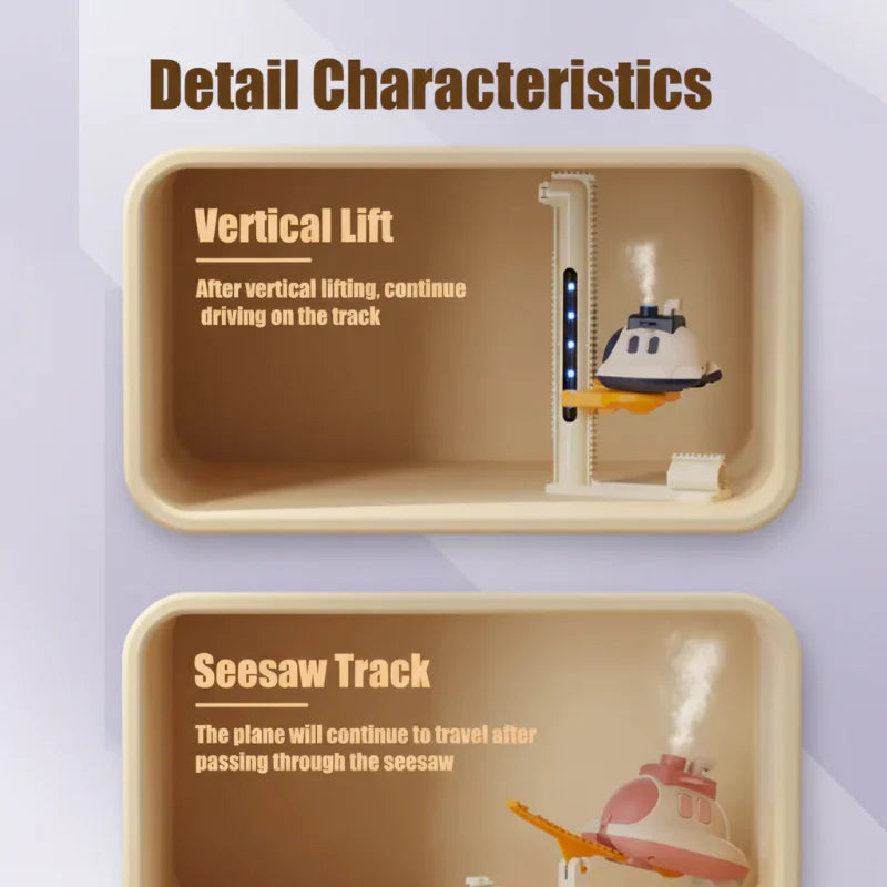 Engaging & Cool – 360° Steam Train Track