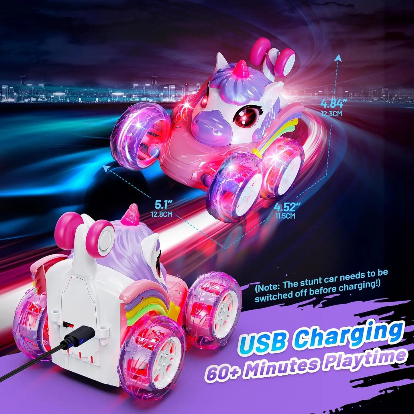 Vibrant & active – Unicorn RC car