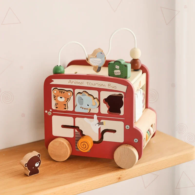 Educational & Versatile – Wooden Developmental Activity Bus