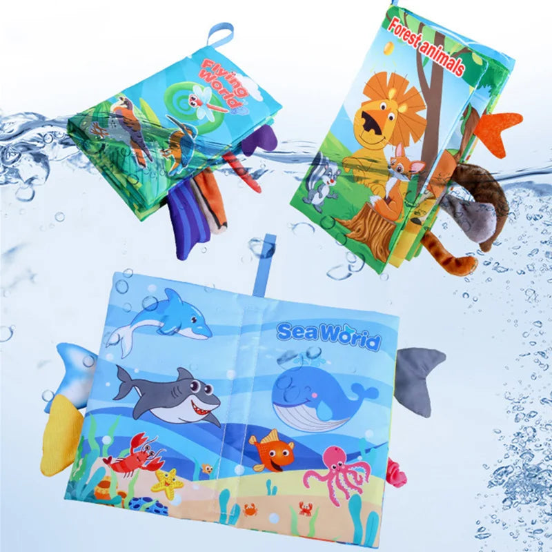 Soft Tail Play - Sensory Animals Baby Booklet