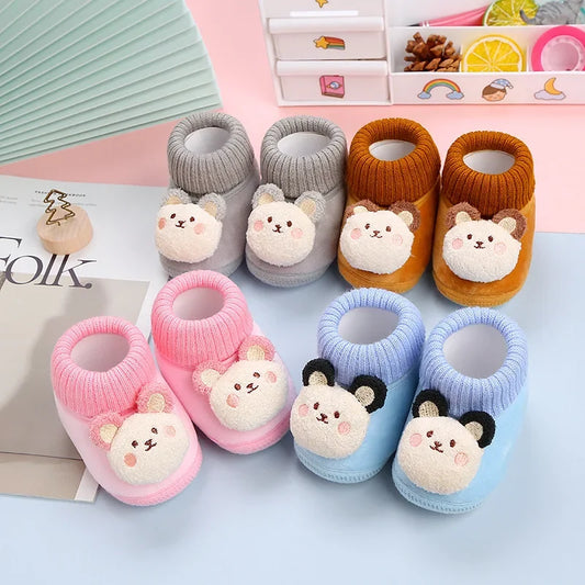 Warm and non-slip – Animal Infant Slippers