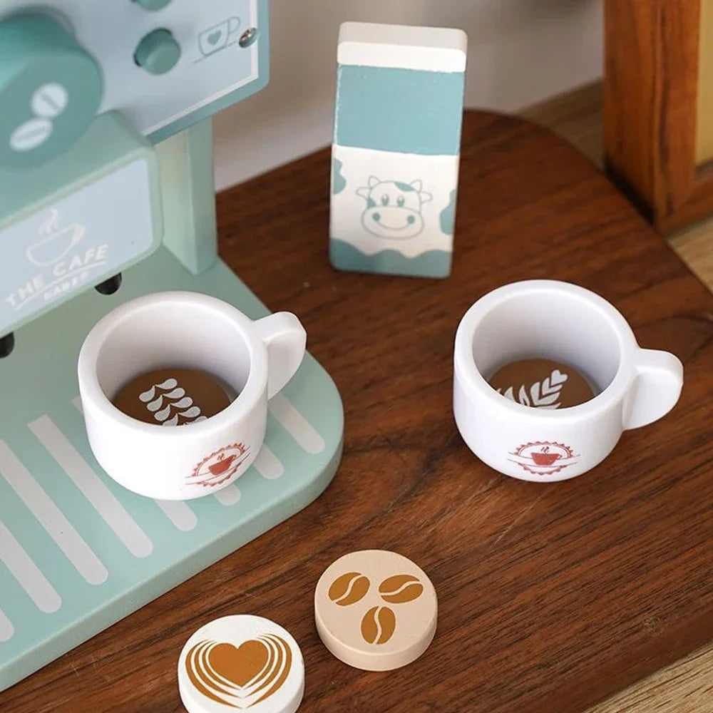 Lots of Cooking Play - Wooden Children's Coffee Play Set