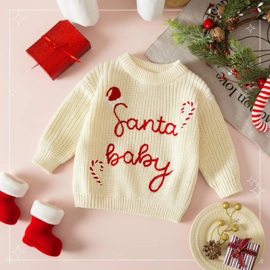 Cozy & Warm - Christmas sweater with text