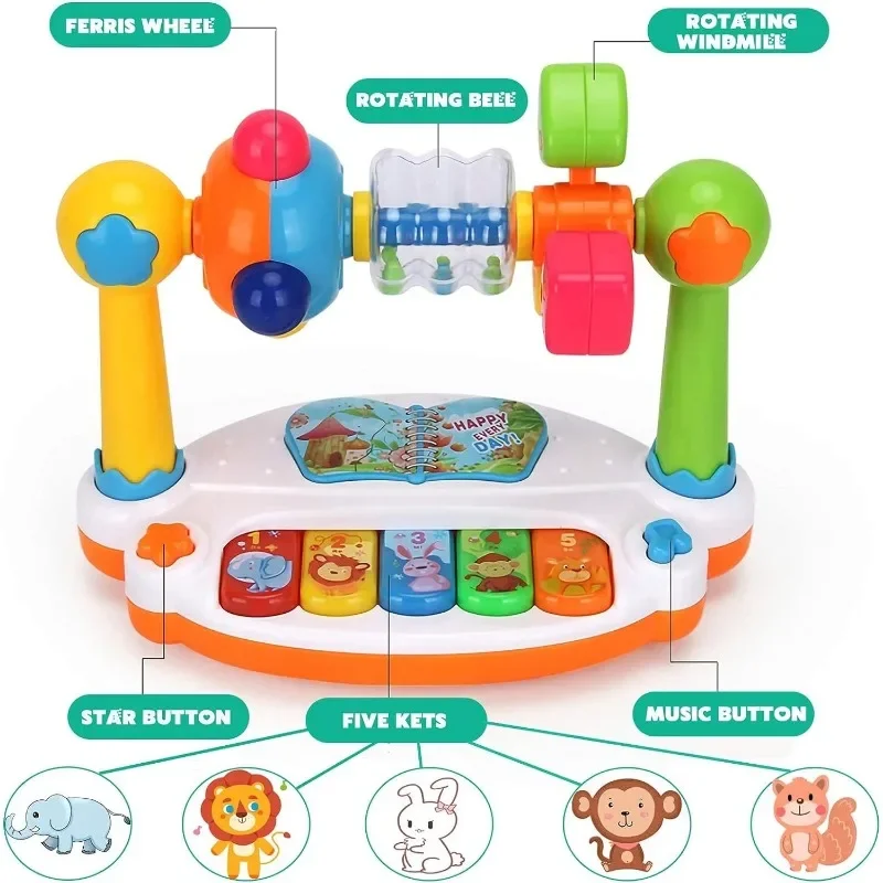 Music & Light – Rotating Plaything Piano