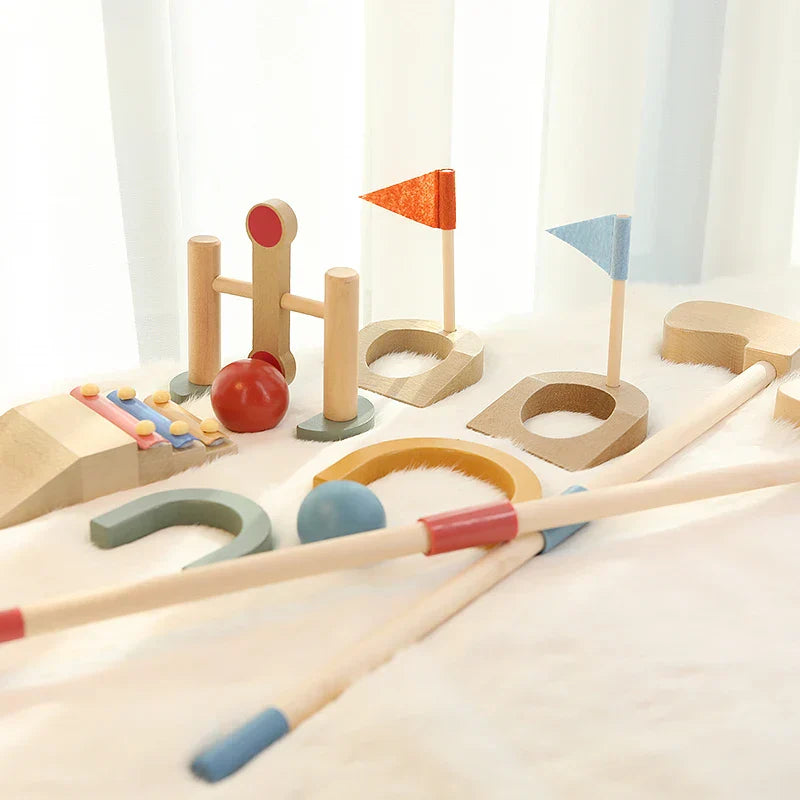 Outdoor Play Beginnings - Wooden Golf Toy Set