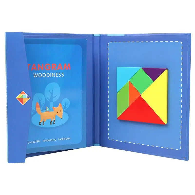 Stimulate Logical Thinking - Wood Tangram Puzzle