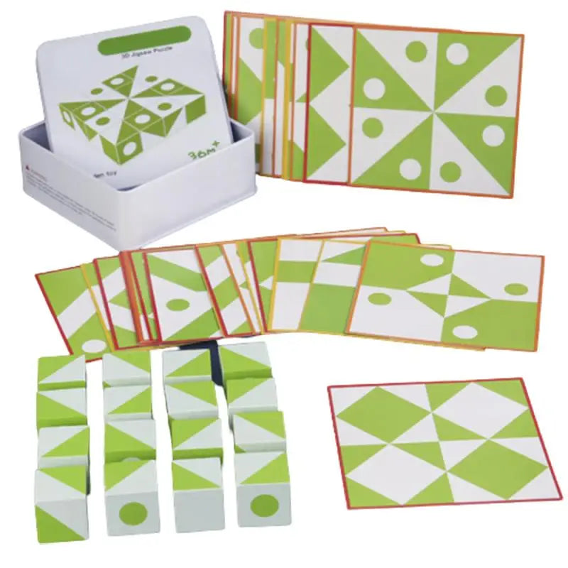 Smart & Innovative - Wooden Geometric Thinking Game