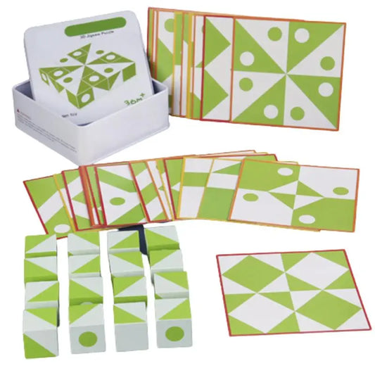 Smart & Innovative - Wooden Geometric Thinking Game