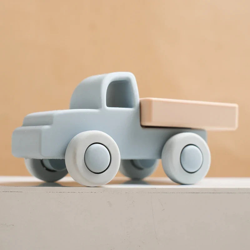 Rolling & Biting - Silicone Vehicle Toys
