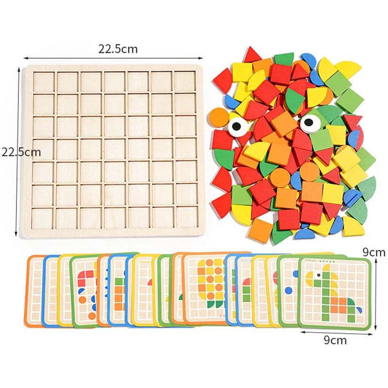 Educational Entertainment - Wood Pattern Brain-teaser