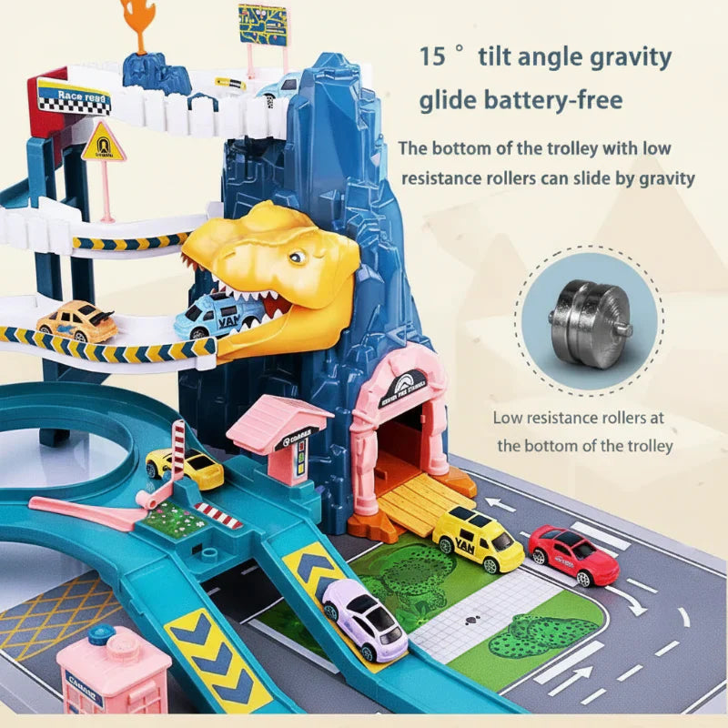 Cool & Educational – Dino Race Track with Cars