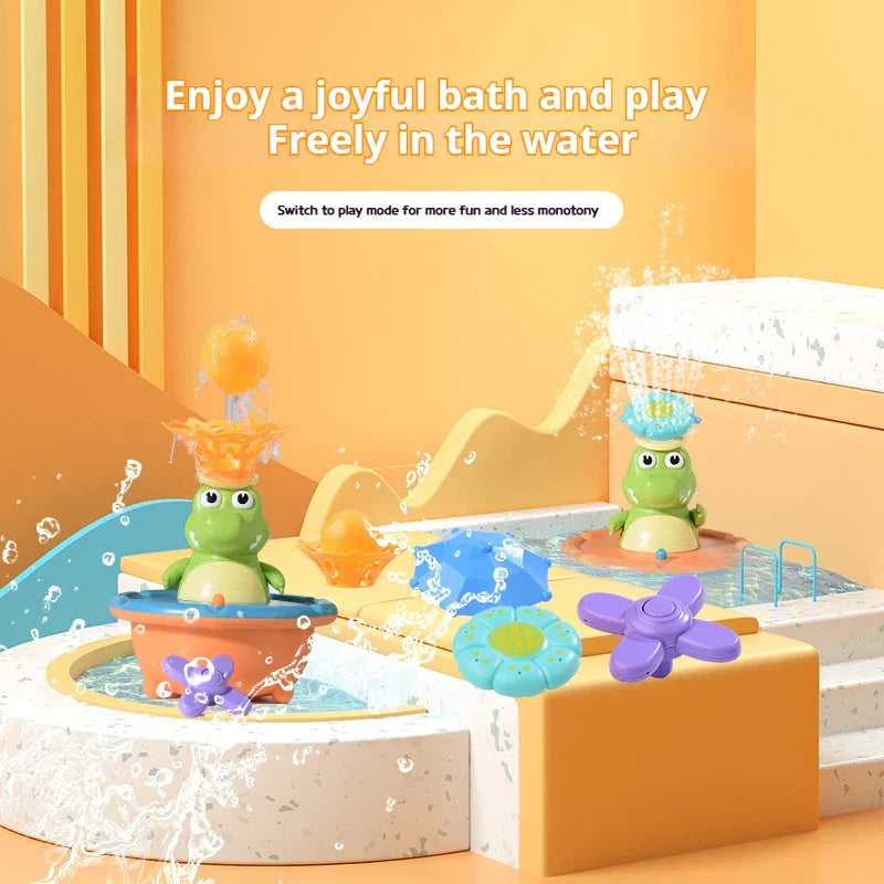Interactive & Water Play – Crocodile Fountain Bath Toys