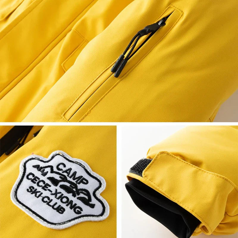 Breathable & Protective Waterproof – Ski Suit with Fleece Lining