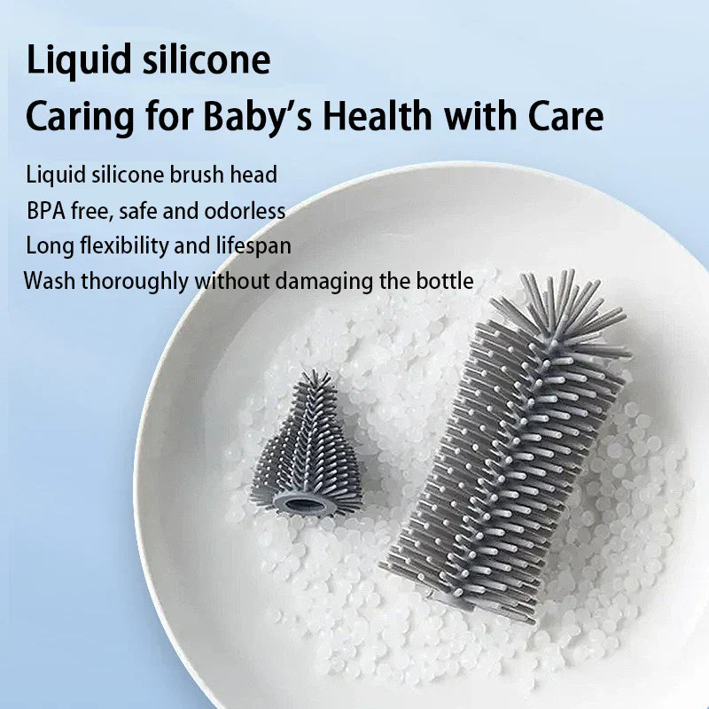 Bottle Cleaning Kit™ - Handy on the go - Infant bottle brush & cleaner