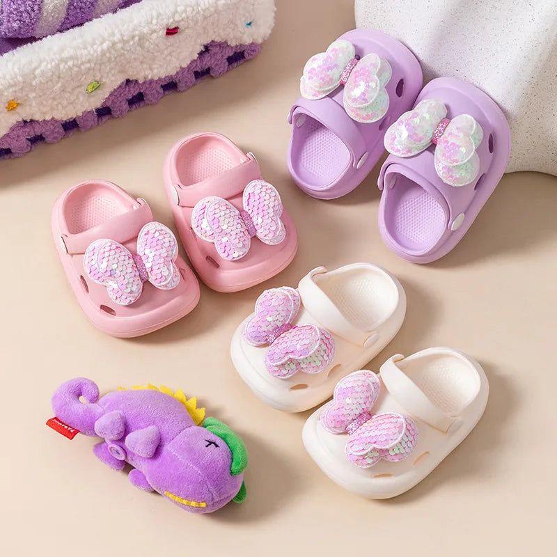 Plush Sandals - Girls Slippers