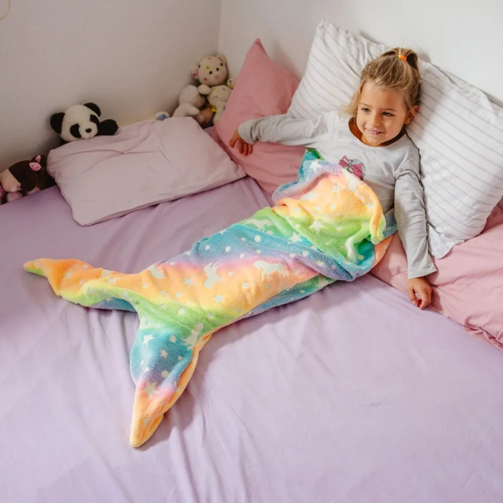 Glow in the Dark - Mermaid Sleeping Bag