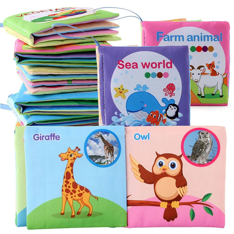 Soft Tail Play - Sensory Animals Baby Booklet