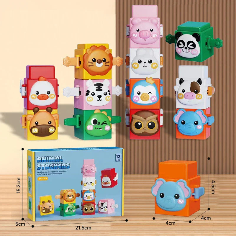 Play & Educational – Animal Stacking Play Set
