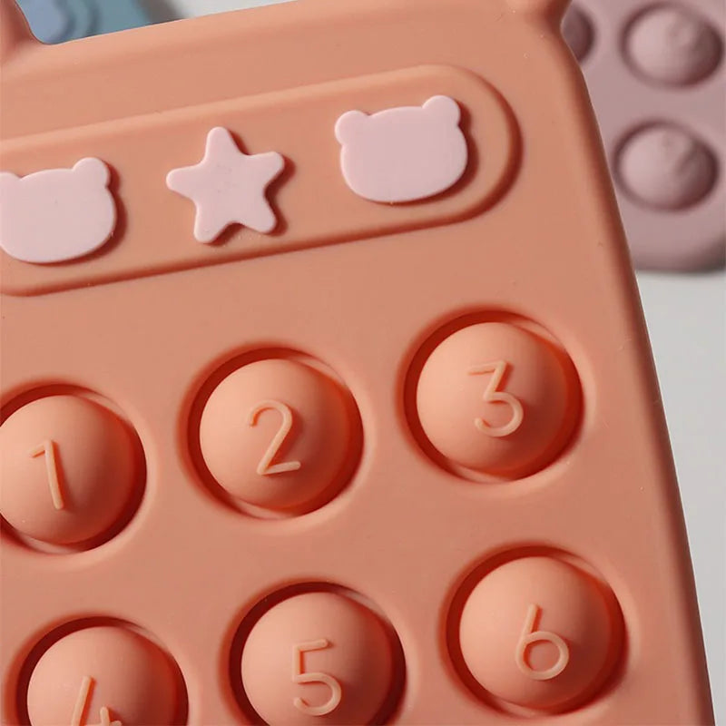 Teething ring & Fidget toy in 1 - Silicone Fidget Phone