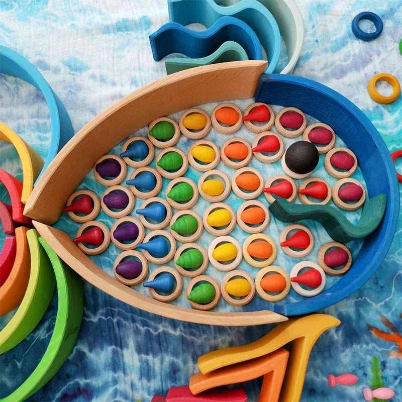 Innovative Coloring Fun – Wooden Coloring Play Set
