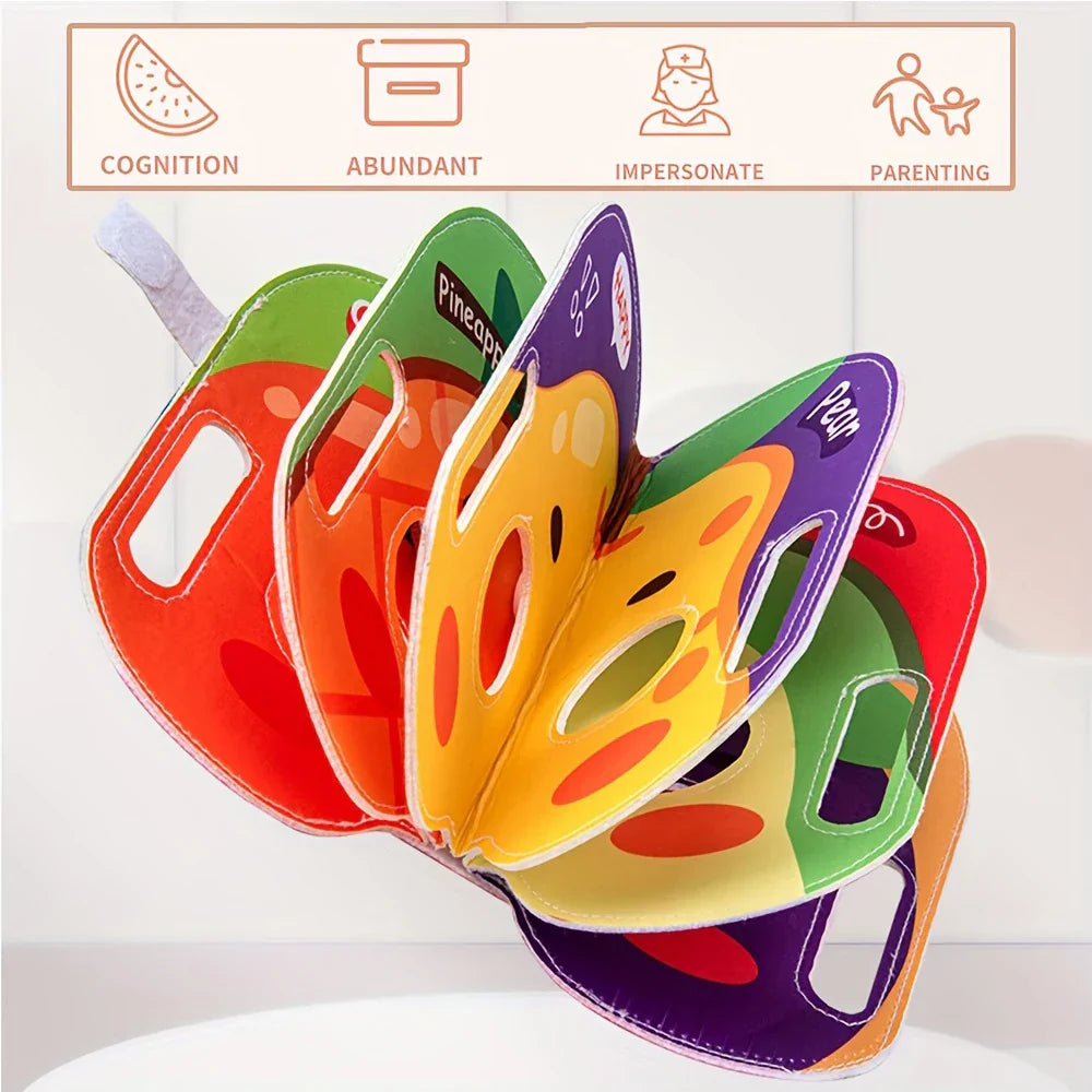 Infant learns first impressions - Fabric Mask Book