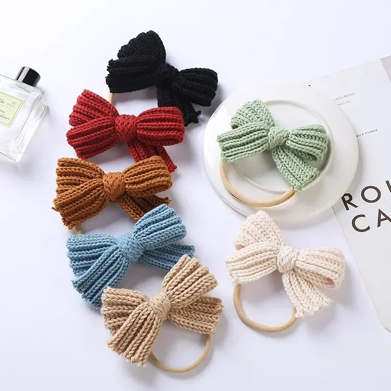 Bow Splendor - Knitted Hairband
