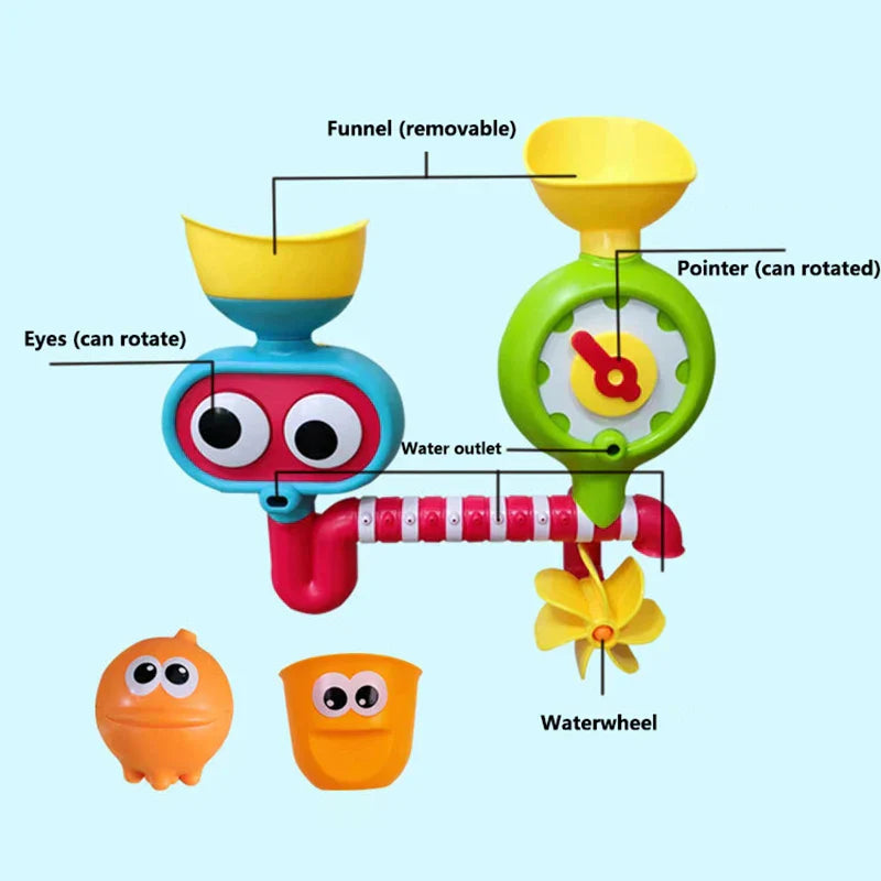 Turn & Splash Water Play - Baby Bath Toys