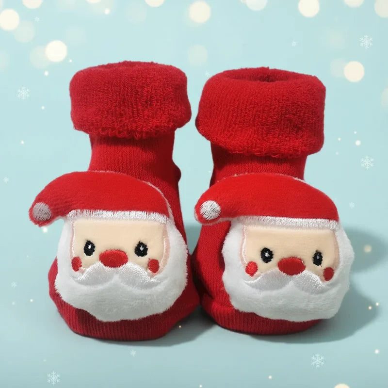 Thick & Comfortable – Winter Christmas Socks with Santa