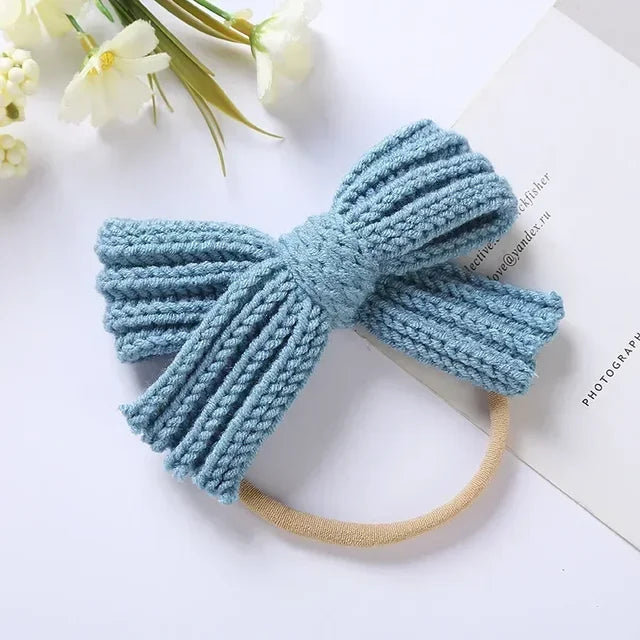 Bow Splendor - Knitted Hairband