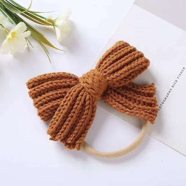 Bow Splendor - Knitted Hairband