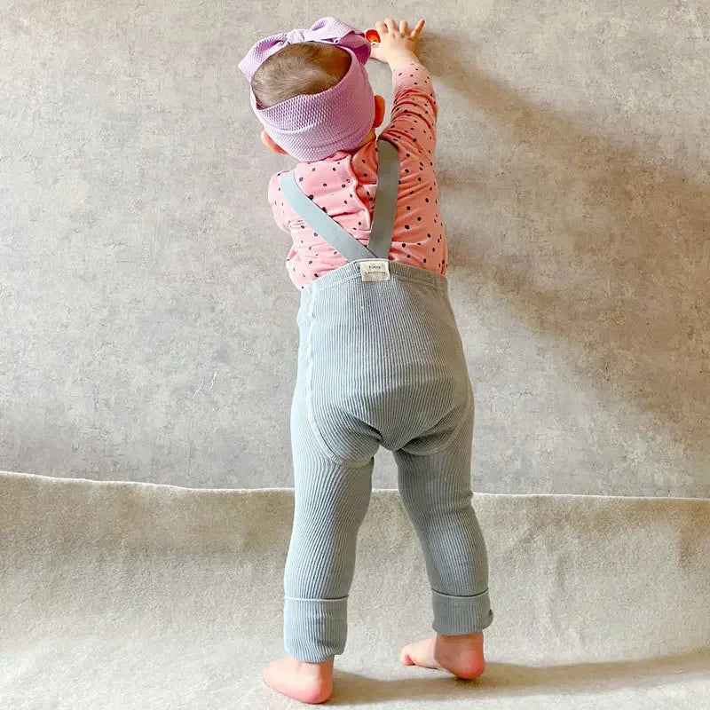 Soft & Comfortable - Children Leggings with Suspenders