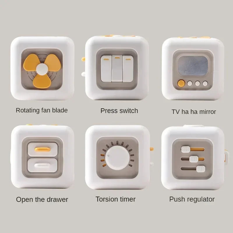 Feeling & Humming - Sensory Cube Plaything