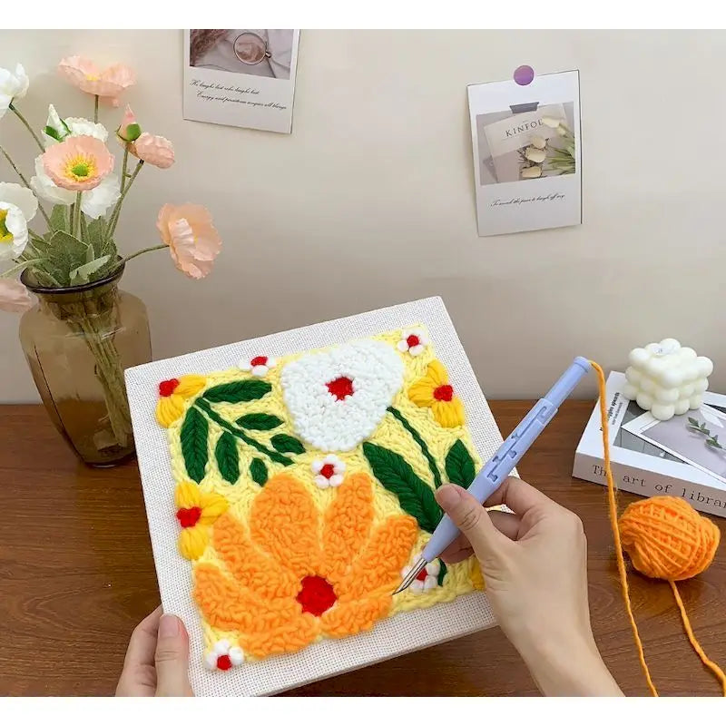Handmade & Vibrant – Animal Embroidery Kit