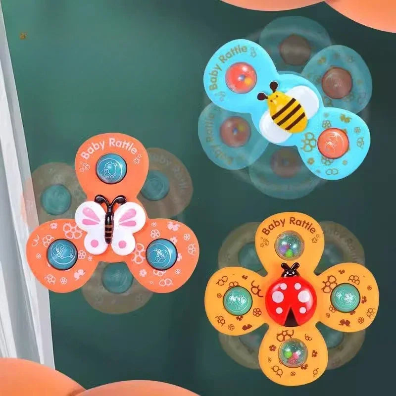 In the bath or the car - Suction Snap Spinners