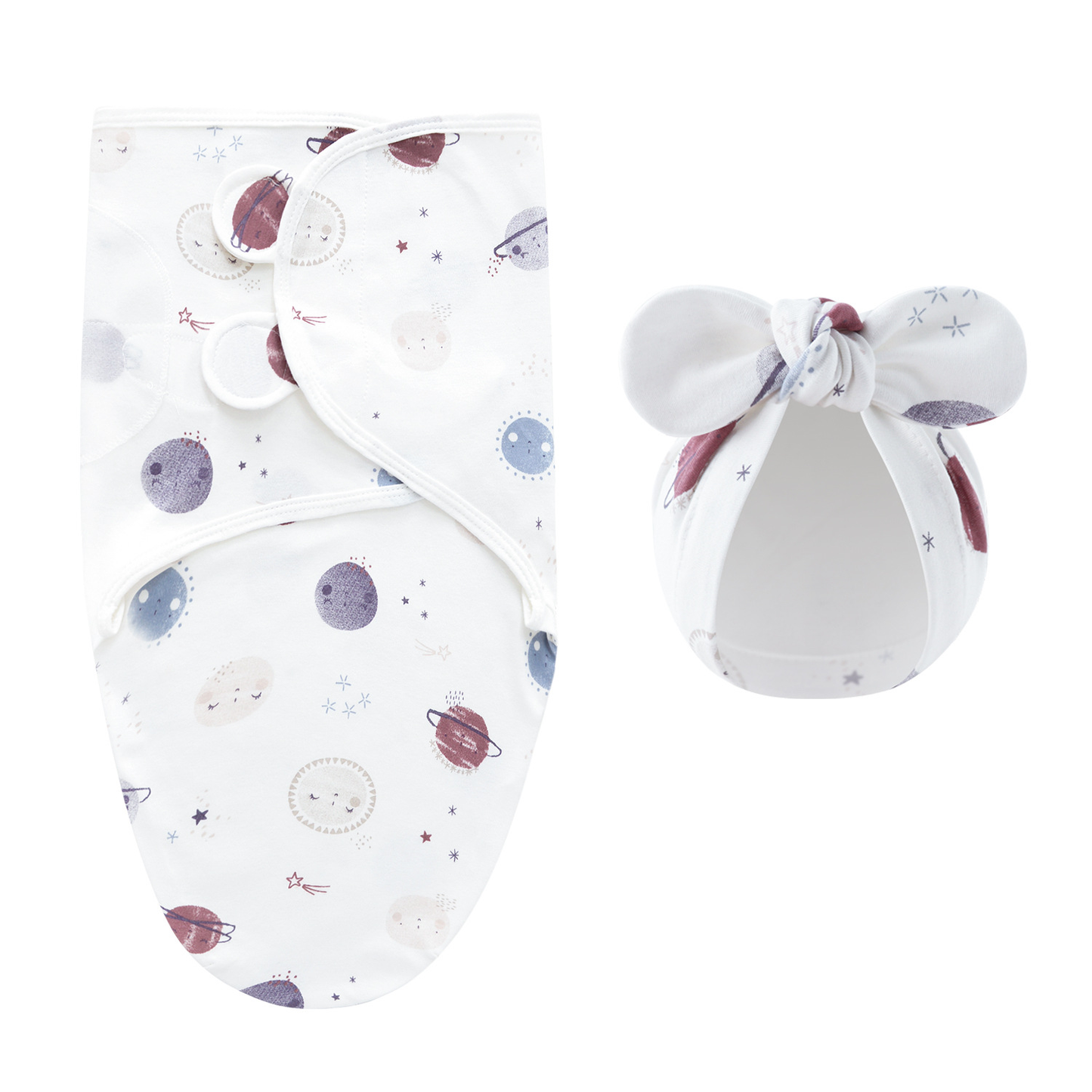 Peace & Comfort – Luxury Swaddle Blanket with Hat