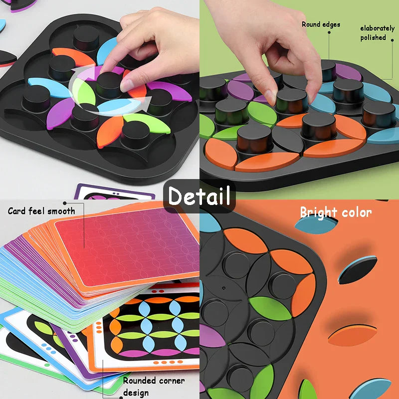 Challenging Puzzle - Tangram Board Activity