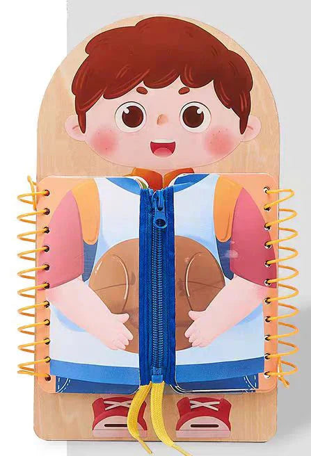 Button & Zipper - Activity Board