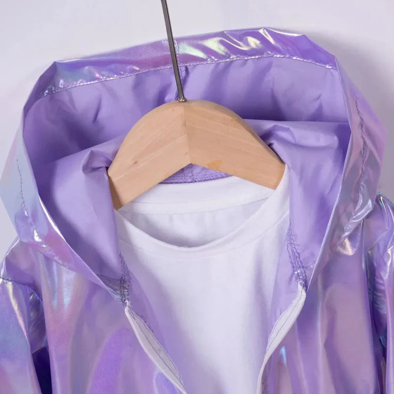 Shiny & Light – Children's Raincoat with Hood