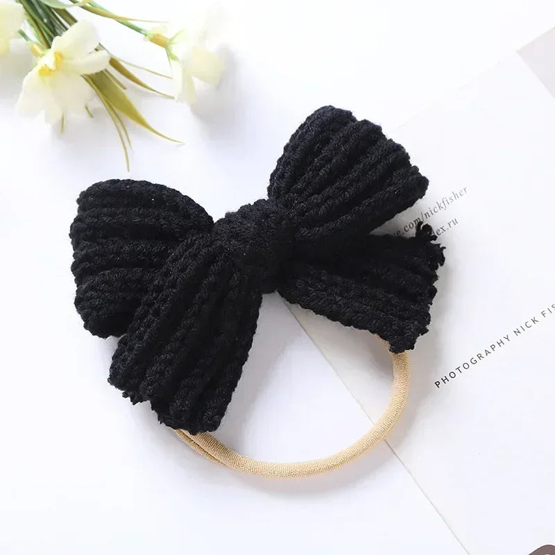Bow Splendor - Knitted Hairband