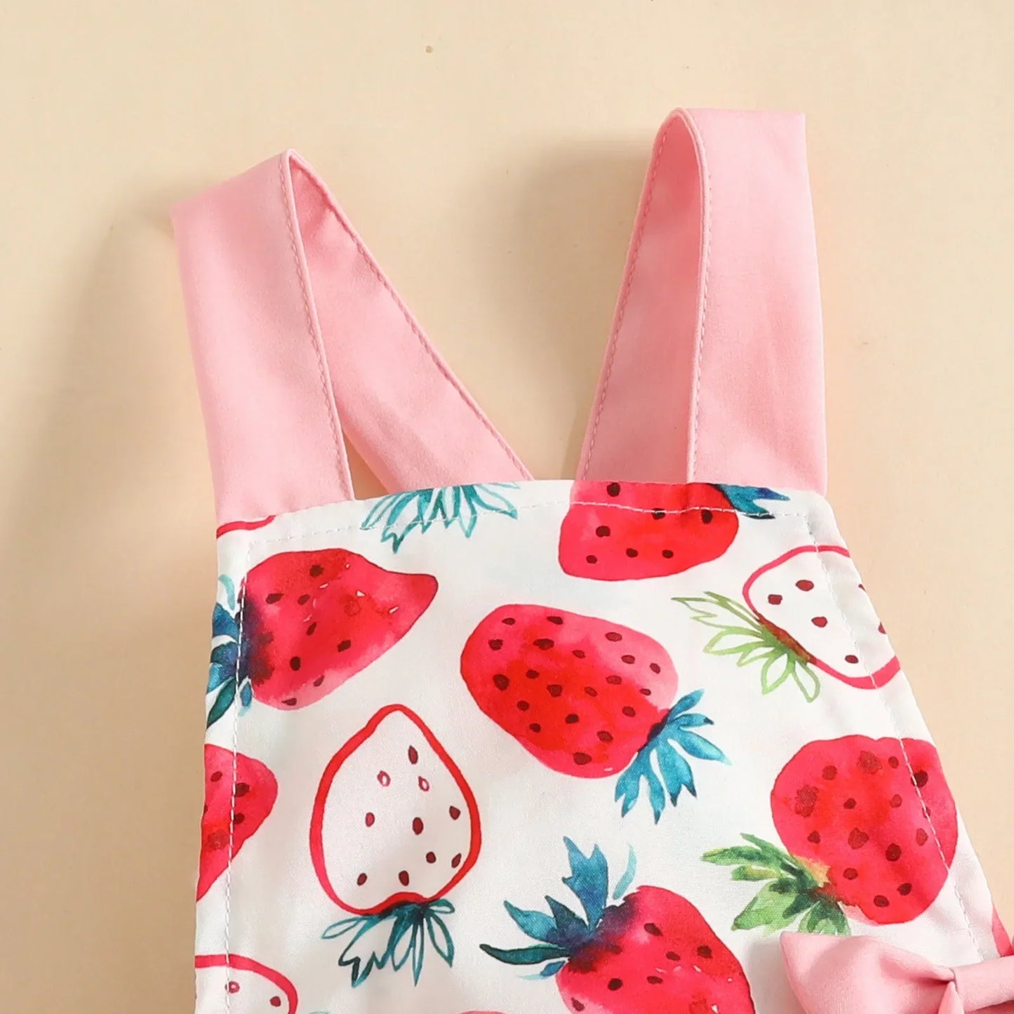 Cow or Strawberry - Girls Romper